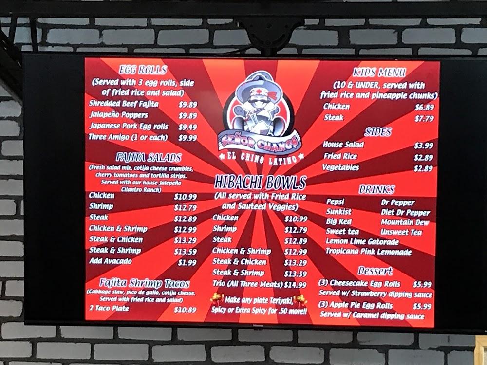 Señor Changs Menu image 3