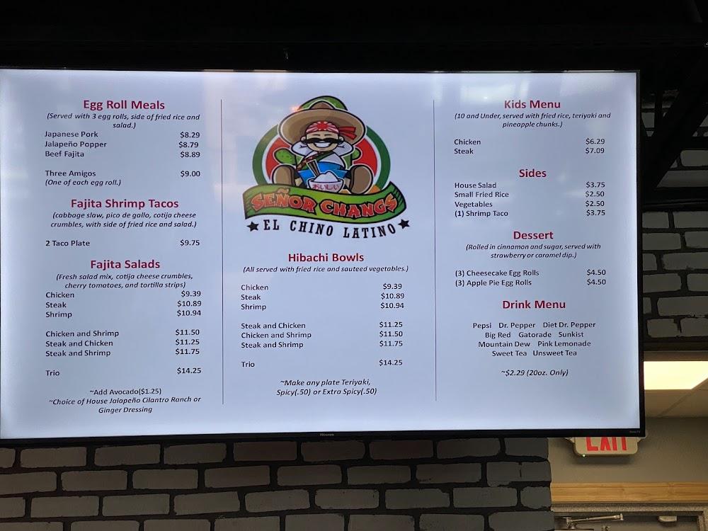 Señor Changs Menu image 4